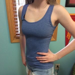 Blue tank top